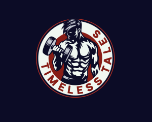 Strong Man Workout Coach Logo