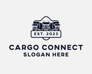 Cargo Trucking Delivery logo design