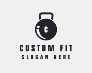 Fitness Kettlebell Gym logo design