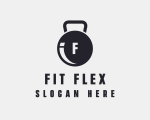 Fitness Kettlebell Gym logo design