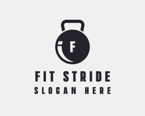 Fitness Kettlebell Gym logo design