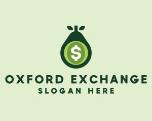 Dollar Fruit Money Exchange logo design