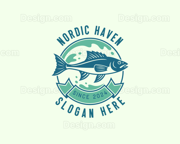 Fish Marine Fisheries Logo