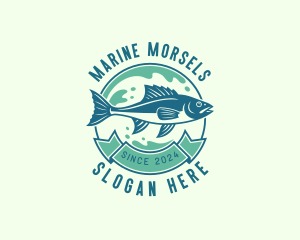 Fish Marine Fisheries logo design