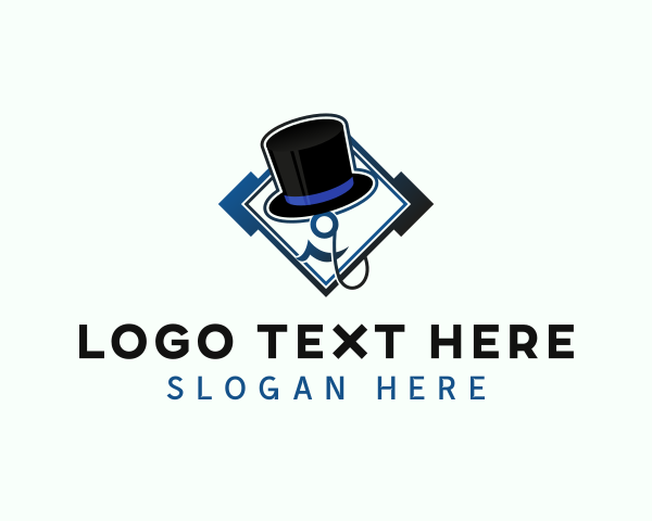Top Hat logo example 1