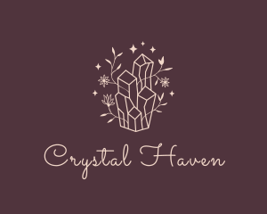 Floral Crystal Sparkles logo