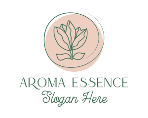 Rose Essential Oil  logo design