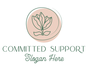 Rose Essential Oil  logo design