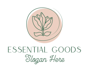 Rose Essential Oil  logo design