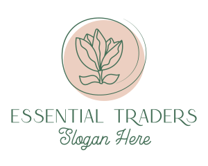 Rose Essential Oil  logo design