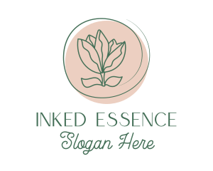 Rose Essential Oil  logo design