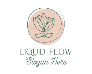 Rose Essential Oil  logo design