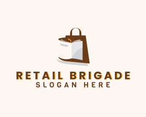 Shopping Bag Book logo design