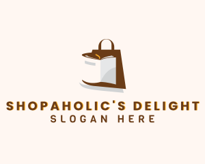 Shopping Bag Book logo design