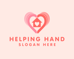 Heart Charity House logo design