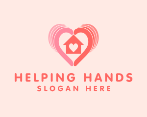 Heart Charity House logo design