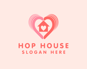 Heart Charity House logo design