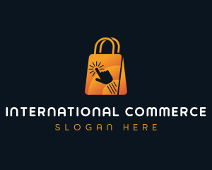 Ecommerce Shopping Bag logo design