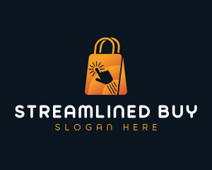 Ecommerce Shopping Bag logo design