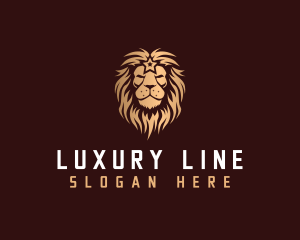 Luxury Animal Lion logo design