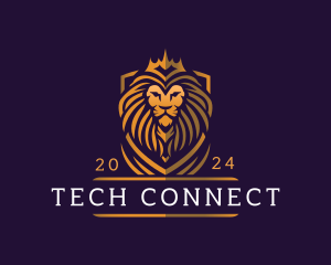 Lion Crown Shield logo