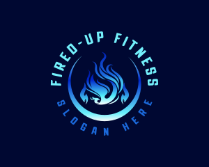 Fire Flame Gasoline logo