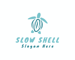 Wild Sea Turtle  logo design