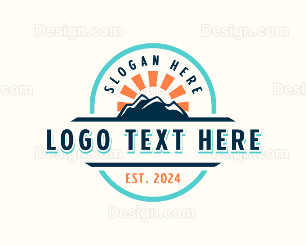 Mountain Outdoor  Adventure Logo