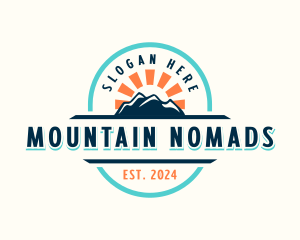 Mountain Outdoor  Adventure logo design