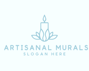 Eco Candle Wellness logo design