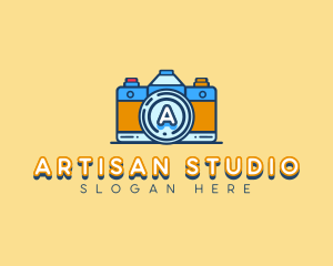 Camera Photography Lens logo design