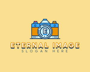 Camera Photography Lens logo design