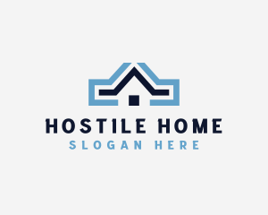 Home Roofing Builder logo design