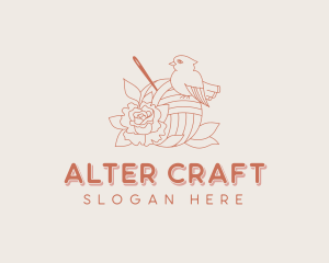 Bird Tailoring Sewing logo design