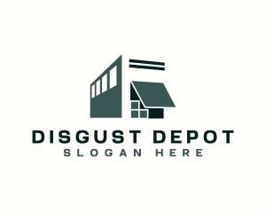 Warehouse Storage Building  logo design