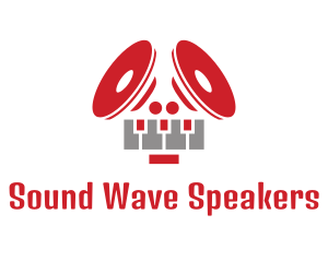 Music Speaker Subwoofer logo design