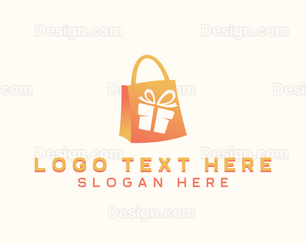 Gift Shopping Bag Logo