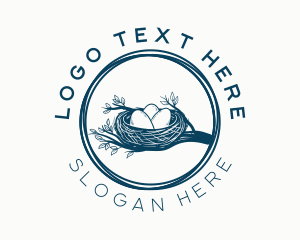 Rustic Egg Nest logo
