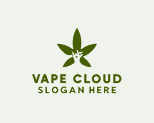 Organic Cannabis Vape logo design