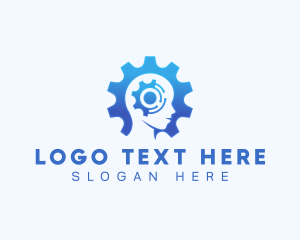 Graphics - Ai Tech Head logo design