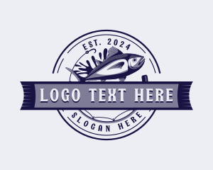 Fishery Tuna Seafood logo