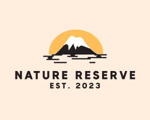 Nature Outdoor Mountain logo design