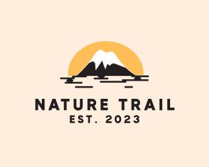 Nature Outdoor Mountain logo design