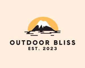 Nature Outdoor Mountain logo design