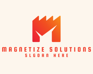 Modern Property Letter M logo design