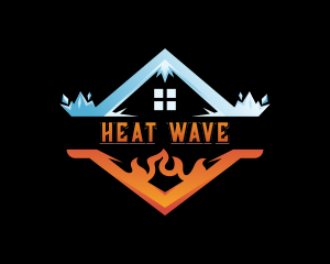 Thermal Heating HVAC logo design