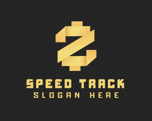 Golden Crypto App Letter Z logo