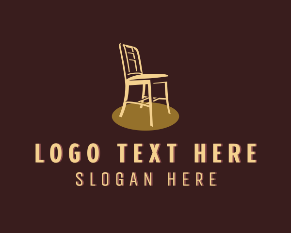 Wood Chair Furniture logo