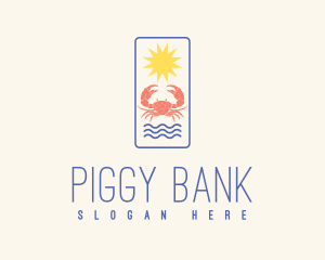 Beach Crab Restaurant Logo