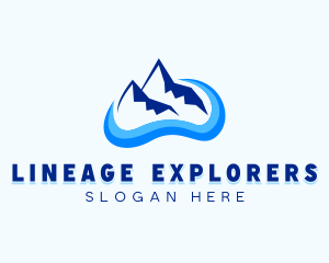 Mountain River Travel logo design